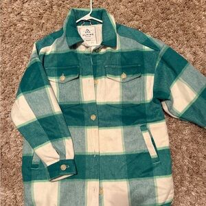 Alpine Design Teal and White Jacket
